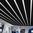 Modern Minimalist Black LED Recessed Office Hanging Light - Flyachilles