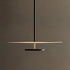 Modern Minimalist Black Slim Dish LED Pendant Lights - Flyachilles