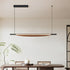 Modern Minimalist Black Walnut Leaf - Shape LED Pendant Lights - Flyachilles