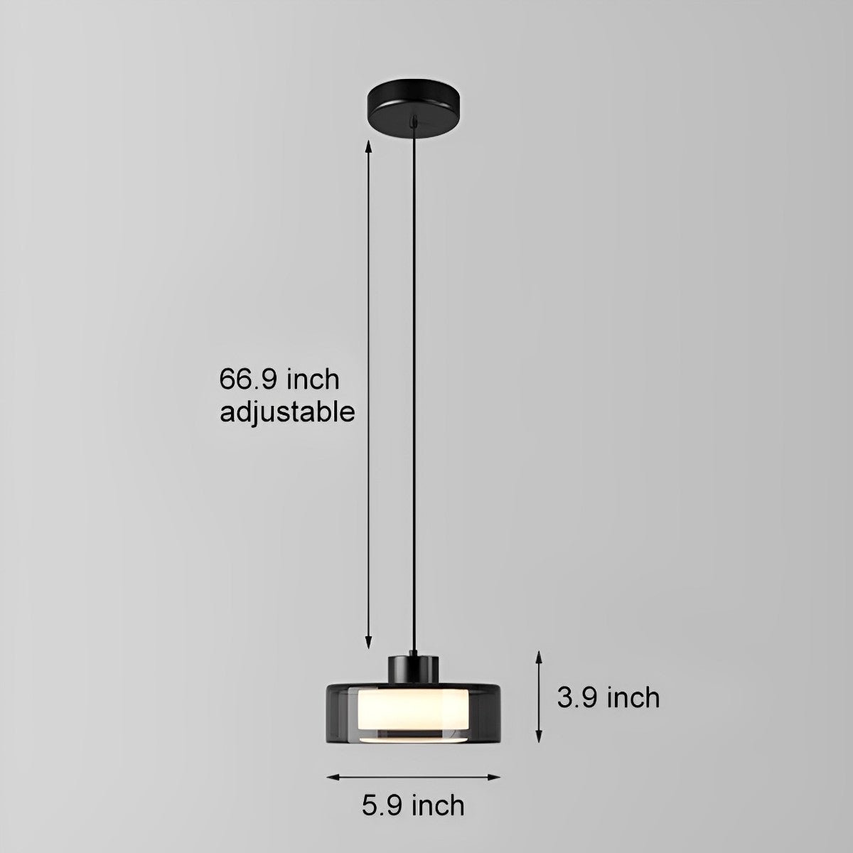 Modern Minimalist Chandelier Glass Brass Bedside Lighting - Flyachilles