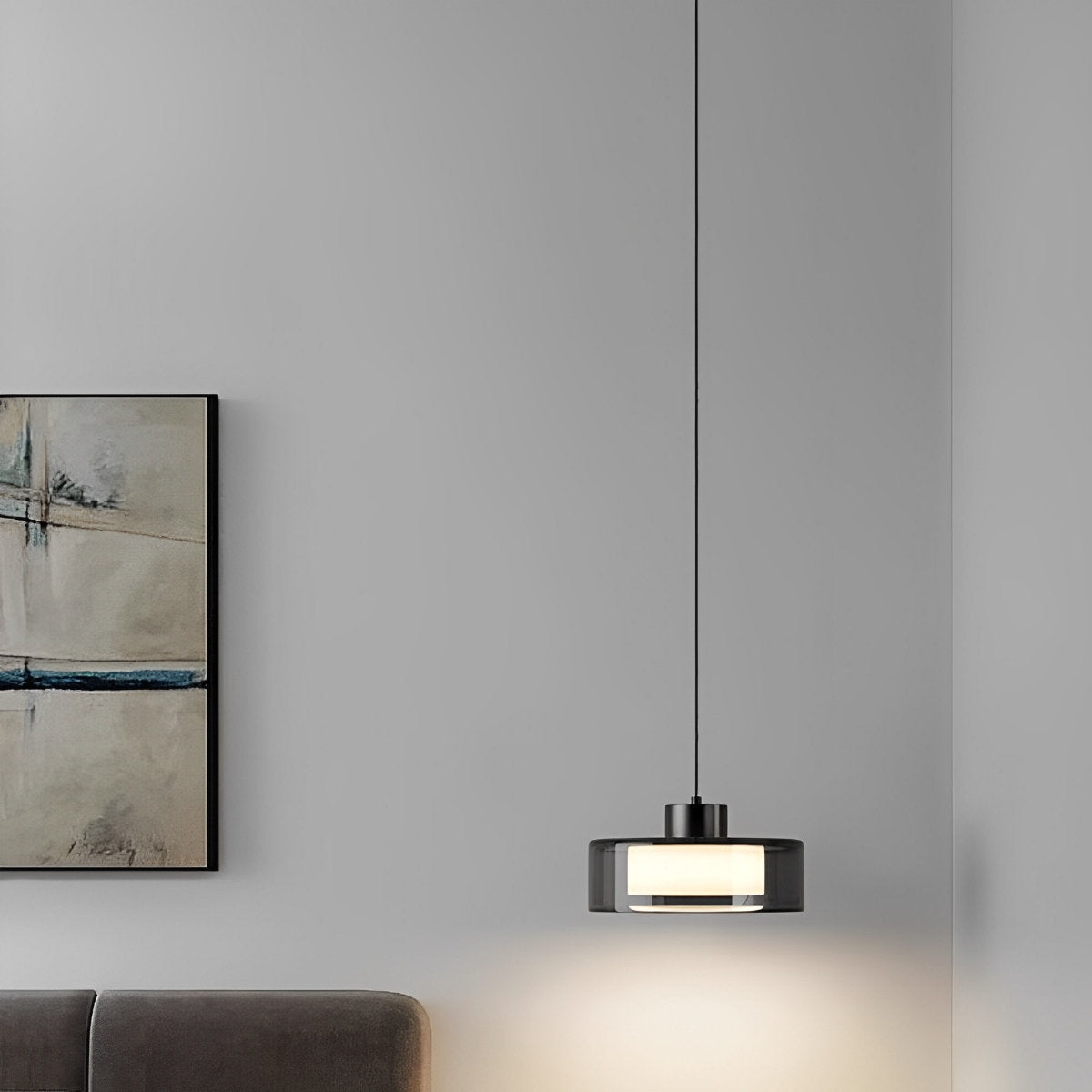 Modern Minimalist Chandelier Glass Brass Bedside Lighting - Flyachilles