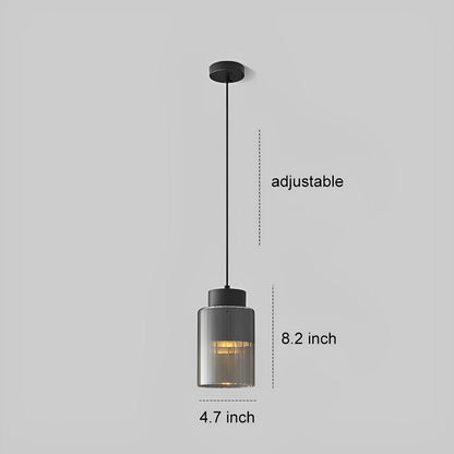 Modern Minimalist Chandelier Glass Brass Bedside Lighting - Flyachilles