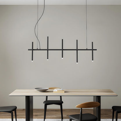 Modern Minimalist Creative Fence Indoor LED Ambiance Pendant Lights - Flyachilles