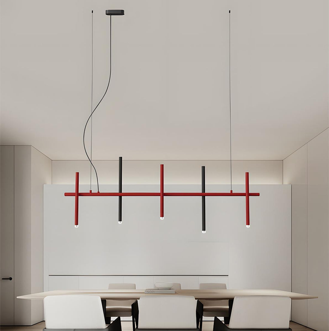 Modern Minimalist Creative Fence Indoor LED Ambiance Pendant Lights - Flyachilles