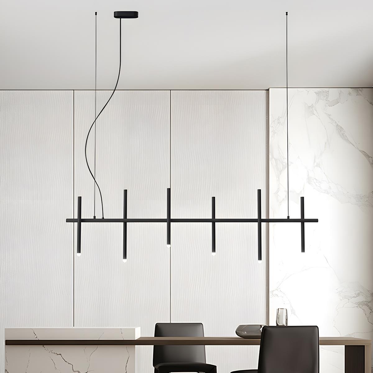 Modern Minimalist Creative Fence Indoor LED Ambiance Pendant Lights - Flyachilles