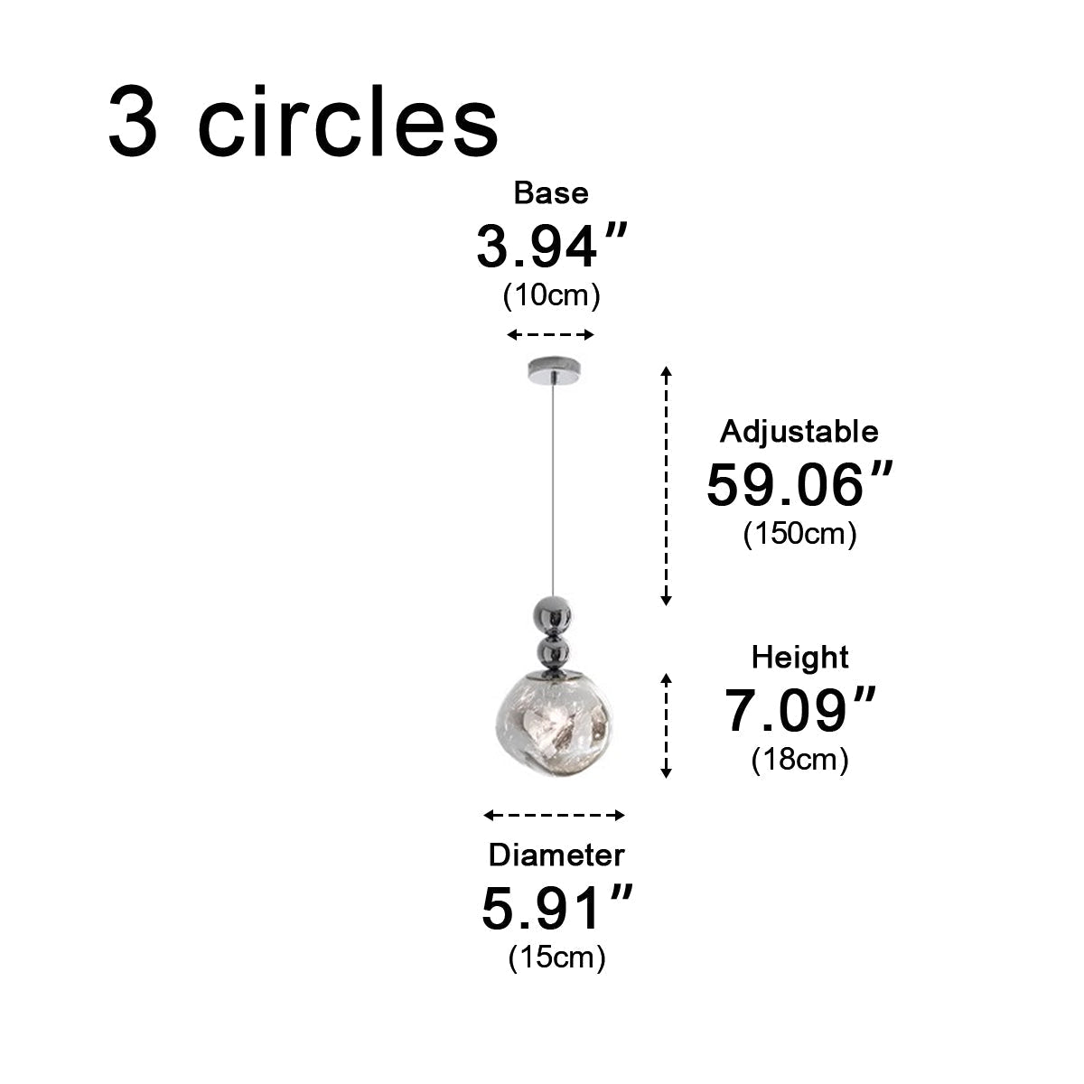 Modern Minimalist Crystal Globe Indoor Bar LED Pendant Lights - Flyachilles