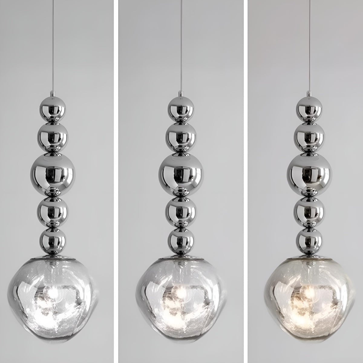 Modern Minimalist Crystal Globe Indoor Bar LED Pendant Lights - Flyachilles