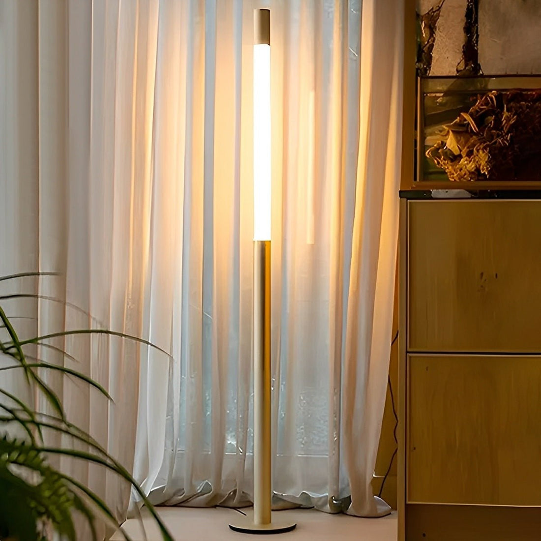 Modern Minimalist Cylinder Adjustable Lift LED Floor Lamp - Flyachilles
