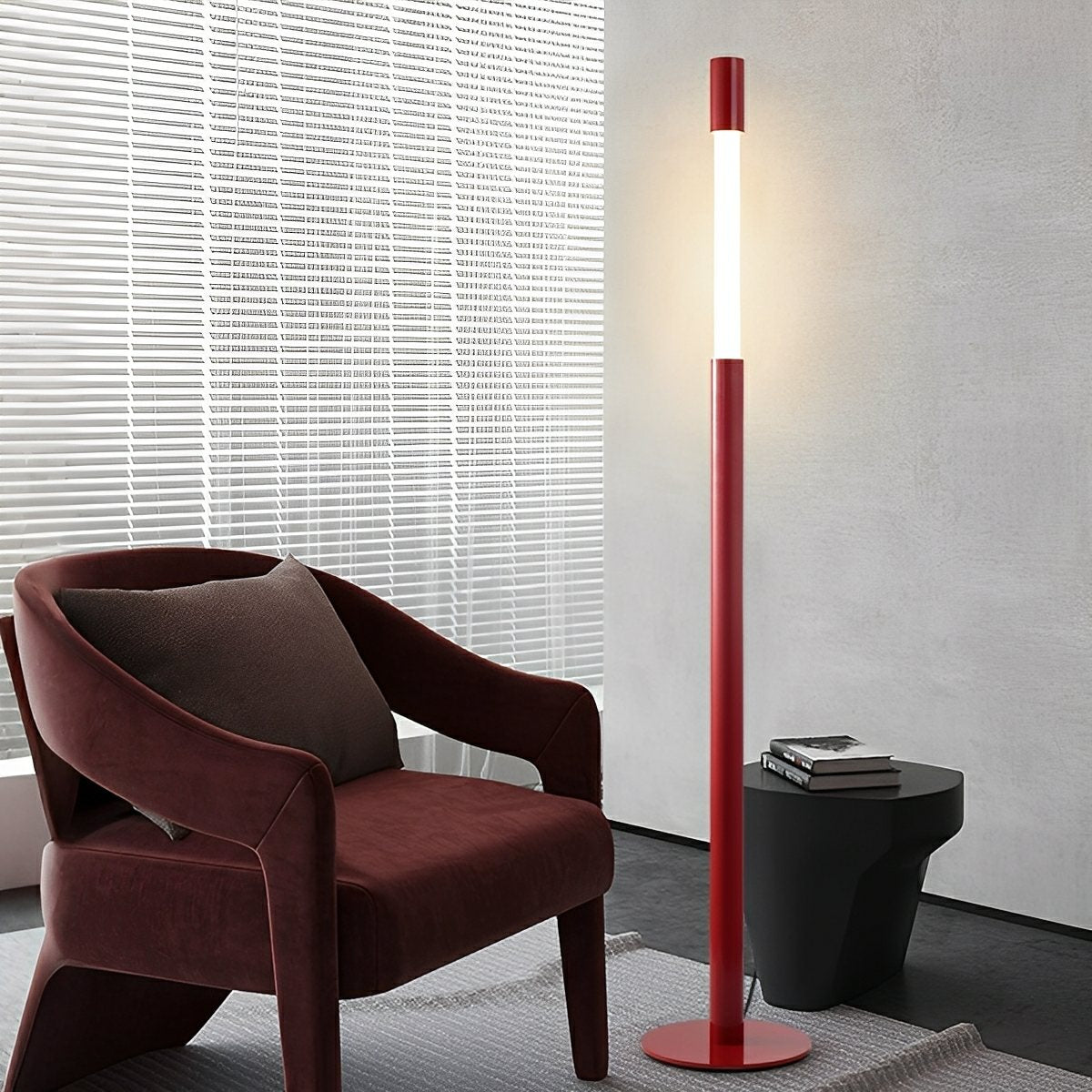 Modern Minimalist Cylinder Adjustable Lift LED Floor Lamp - Flyachilles