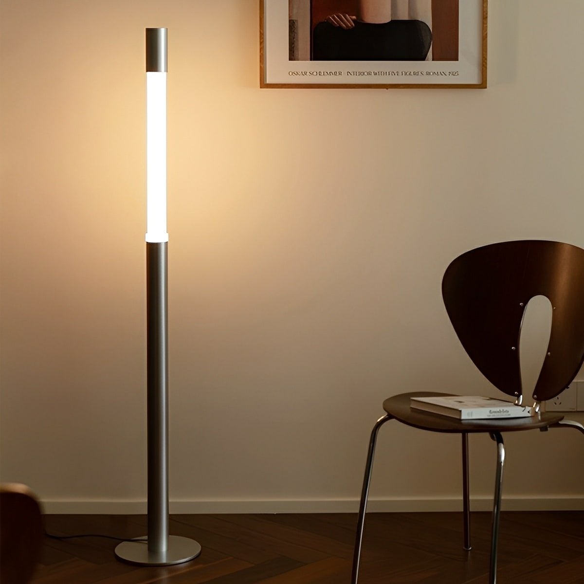Modern Minimalist Cylinder Adjustable Lift LED Floor Lamp - Flyachilles