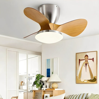 Modern Minimalist DC Motor Reverse Ceiling Fan Light - Flyachilles