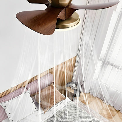 Modern Minimalist DC Motor Reverse Ceiling Fan Light - Flyachilles