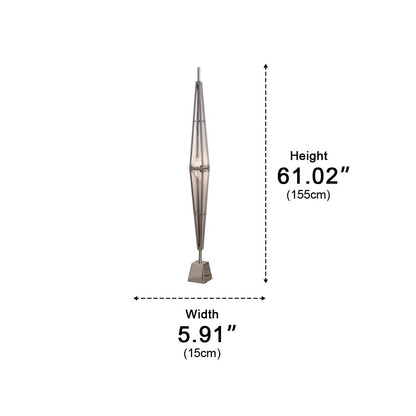 Modern Minimalist Diamond - Shaped Dimmable LED Floor Lamp - Flyachilles