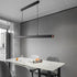 Modern Minimalist Dimmable Pendant Light LED Long Light Bar - Flyachilles