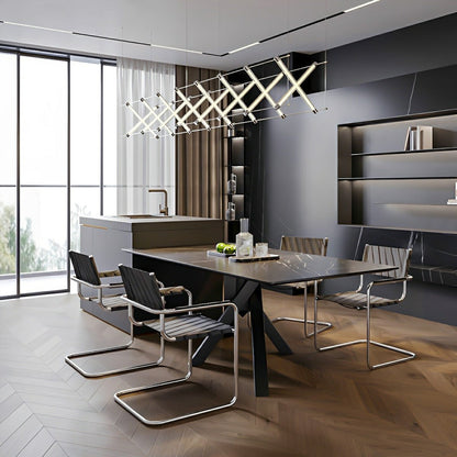 Modern Minimalist Fishbone Light Combination Bar Pendant Lights - Flyachilles