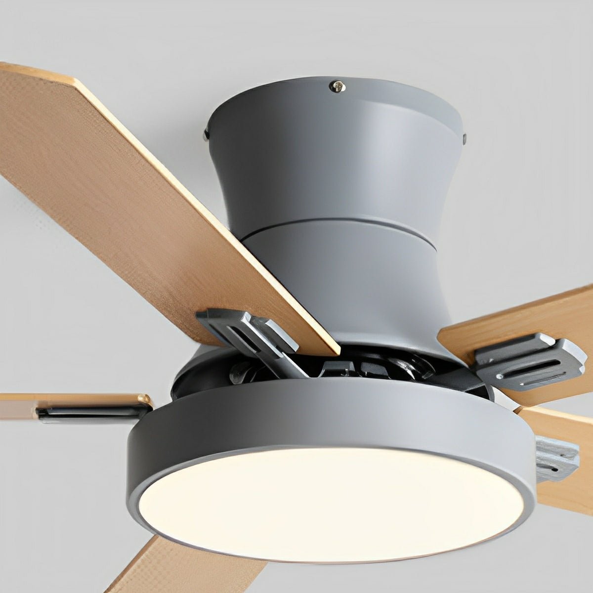 Modern Minimalist Five - leaf Frequency Conversion Ceiling Fan - Flyachilles