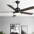 Modern Minimalist Five - leaf Frequency Conversion Ceiling Fan - Flyachilles