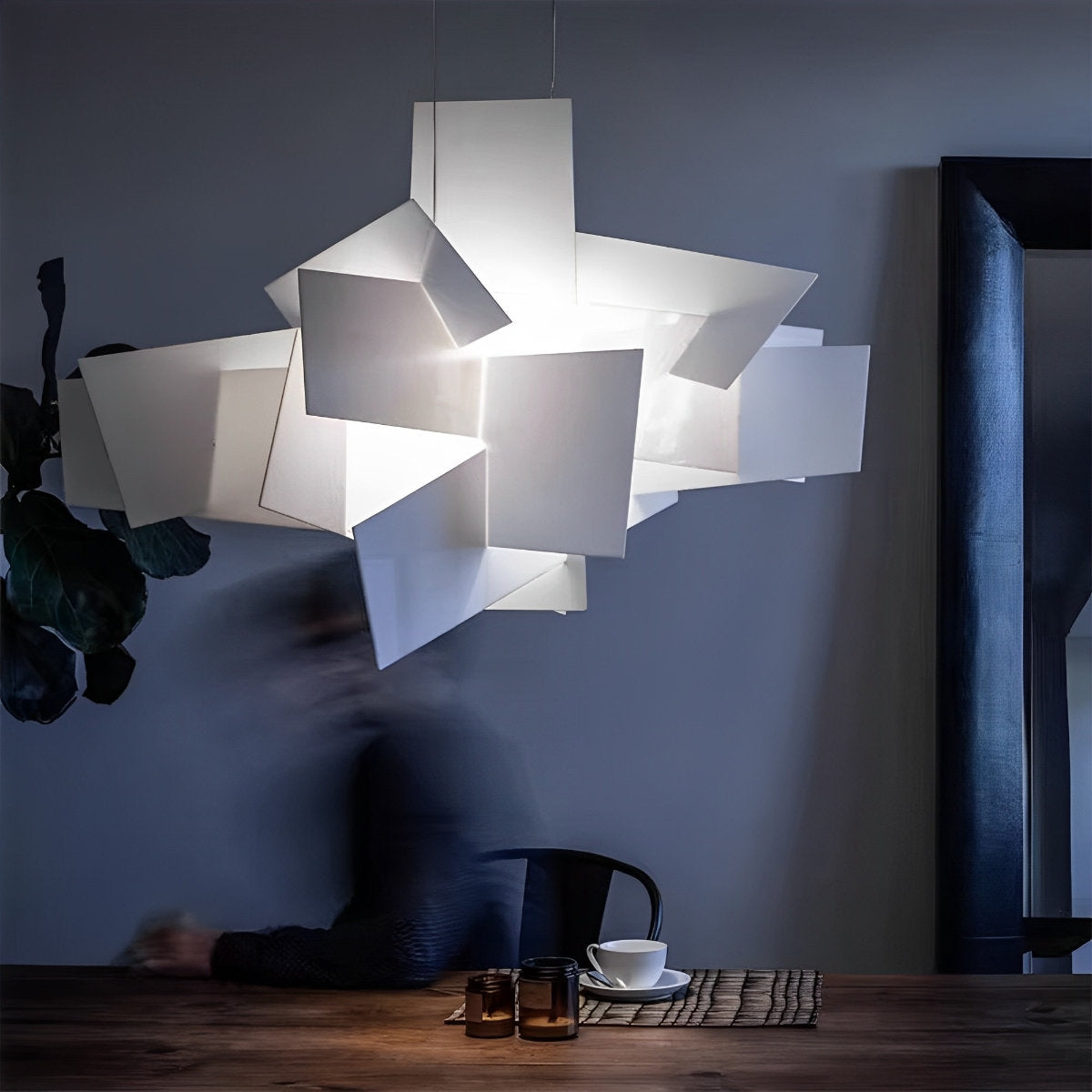 Modern Minimalist Geometric Art Chandelier Light - Flyachilles