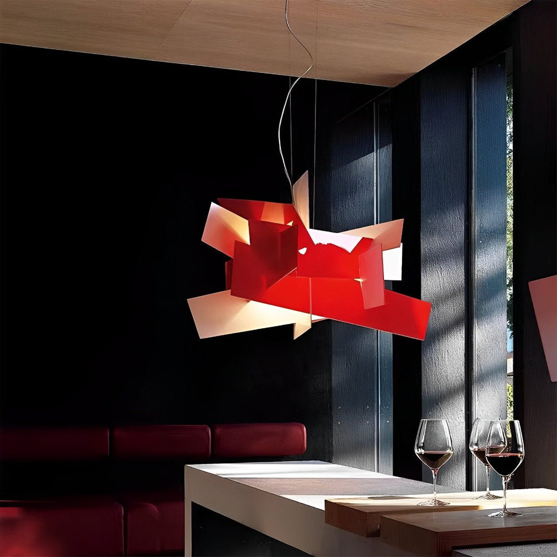 Modern Minimalist Geometric Art Pendant Light - Flyachilles