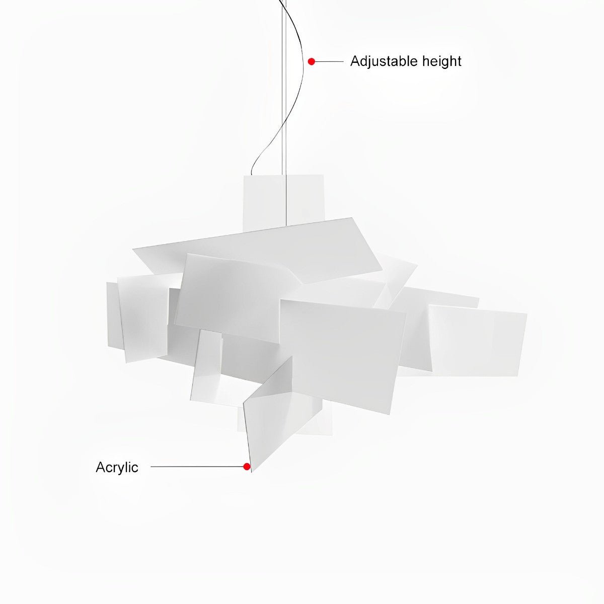 Modern Minimalist Geometric Art Pendant Light - Flyachilles