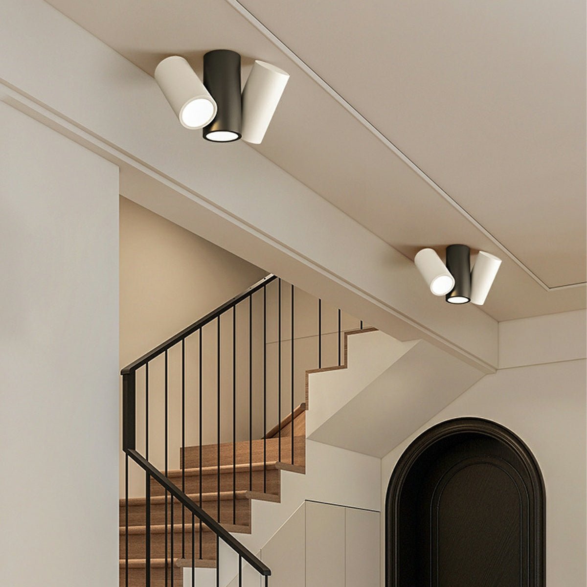 Modern Minimalist Geometric Cylinder LED Indoor Ceiling Light - Flyachilles