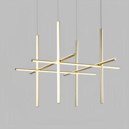 Modern Minimalist Geometric Outline Lines Light Pendant Lights - Flyachilles