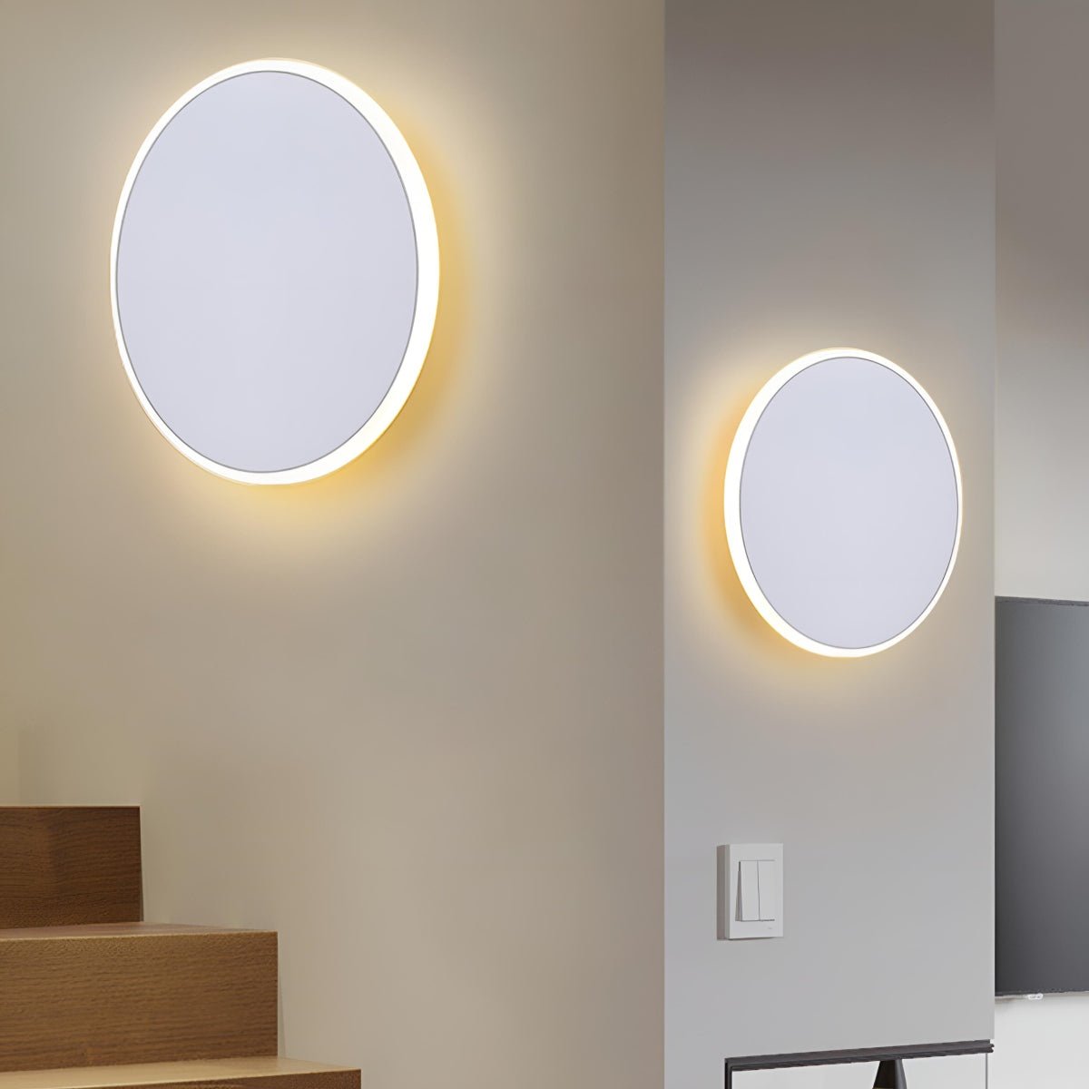 Modern Minimalist Geometric Touch Sensor LED Wall Sconce - Flyachilles