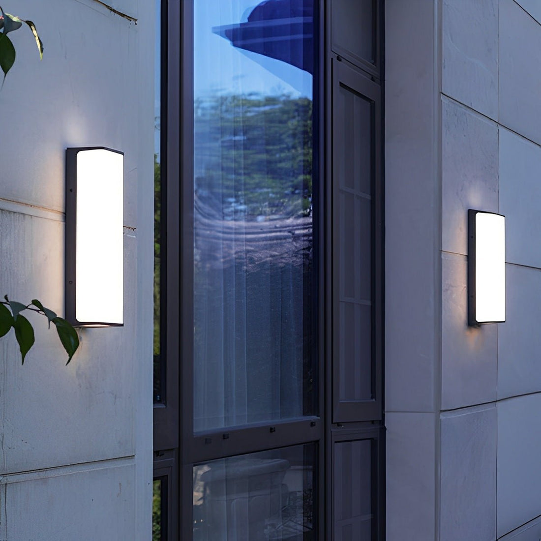 Modern Minimalist Geometric Waterproof Outdoor LED Porch Wall Lights - Flyachilles