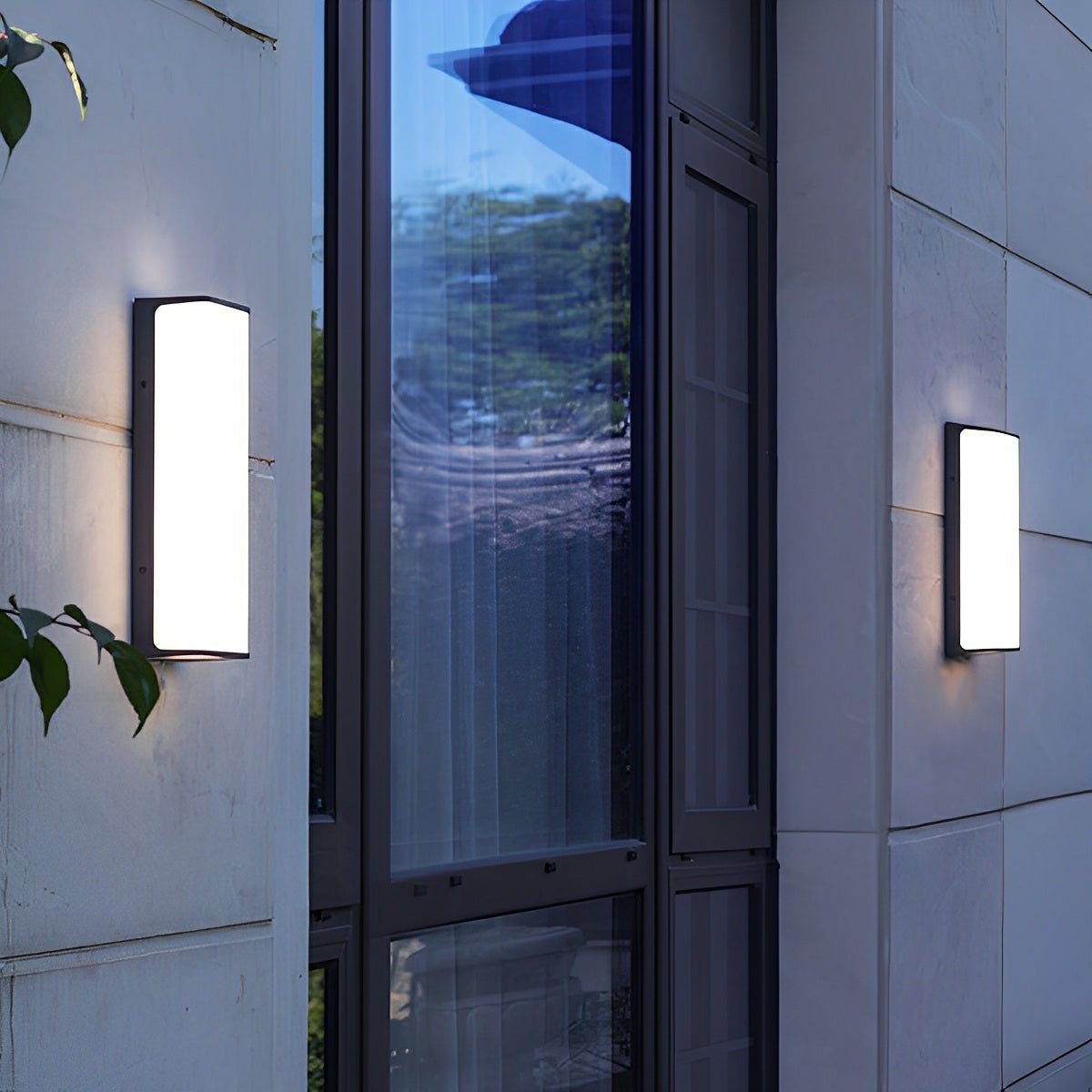 Modern Minimalist Geometric Waterproof Outdoor LED Porch Wall Lights - Flyachilles