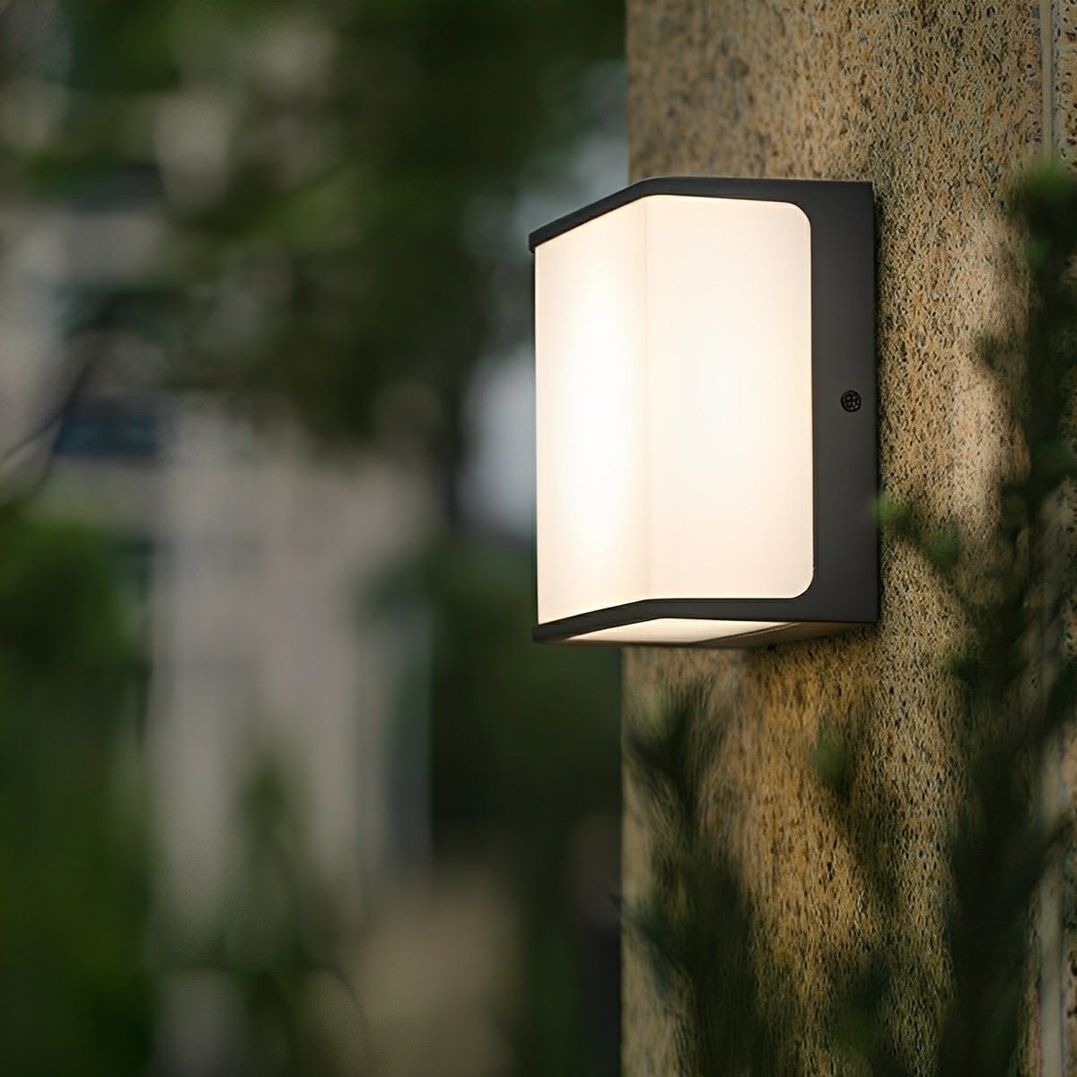 Modern Minimalist Geometric Waterproof Outdoor LED Porch Wall Lights - Flyachilles