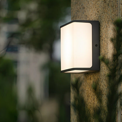 Modern Minimalist Geometric Waterproof Outdoor LED Porch Wall Lights - Flyachilles