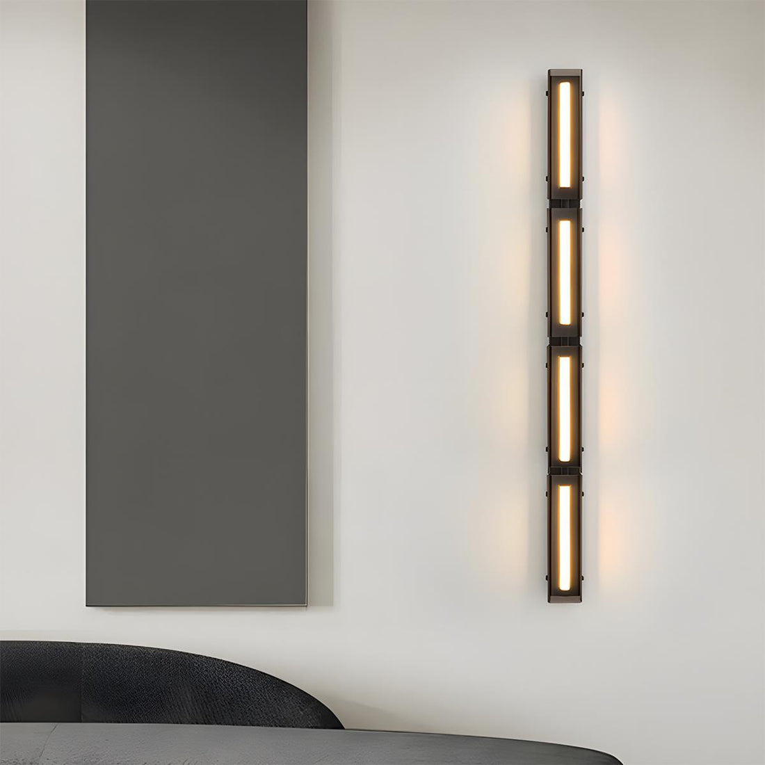 Modern Minimalist Glass Long Strip LED Indoor Wall Sconce - Flyachilles