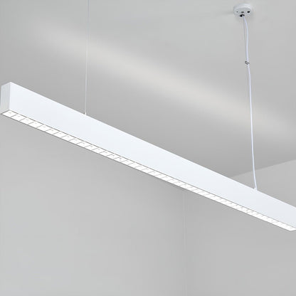 Modern Minimalist Grille LED Long Strip Pendant Lights - Flyachilles