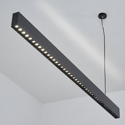 Modern Minimalist Grille LED Long Strip Pendant Lights - Flyachilles