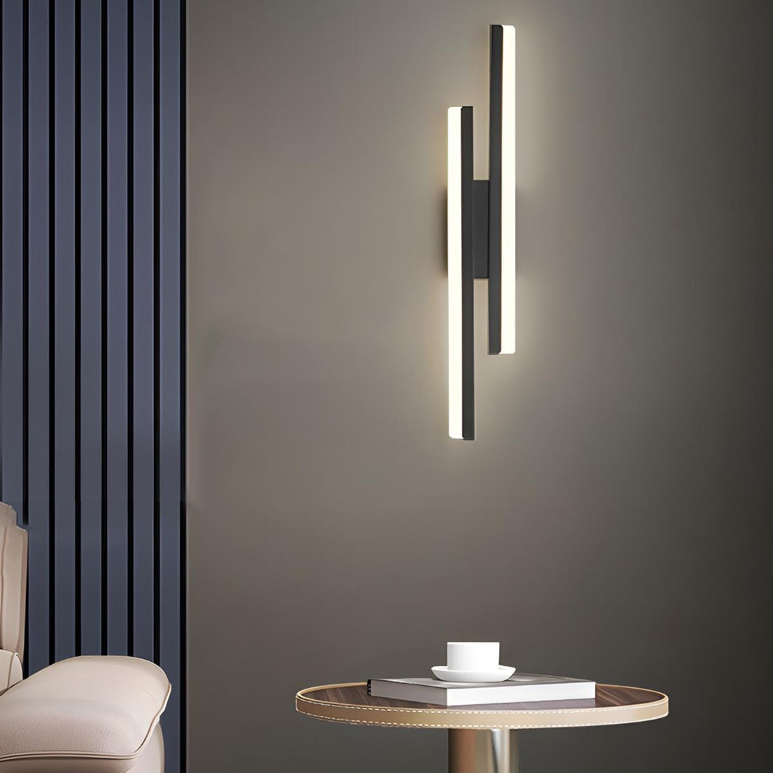 Modern Minimalist H - Shape Long Strip LED Wall Sconce - Flyachilles