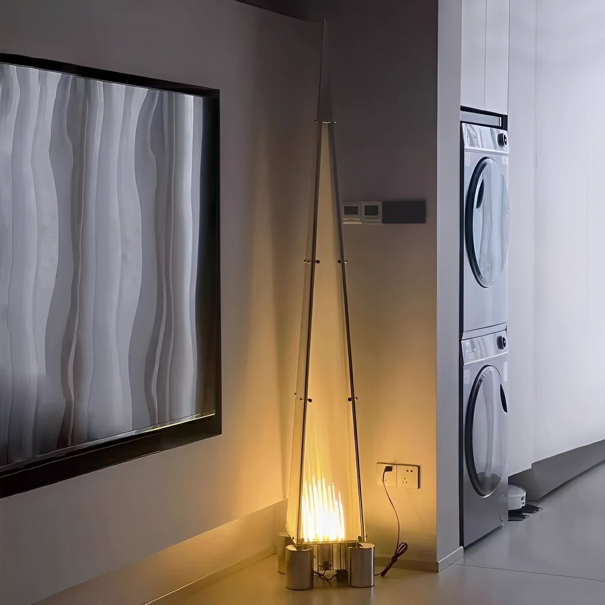 Modern Minimalist High Pyramid Dimmable LED Floor Lamp - Flyachilles