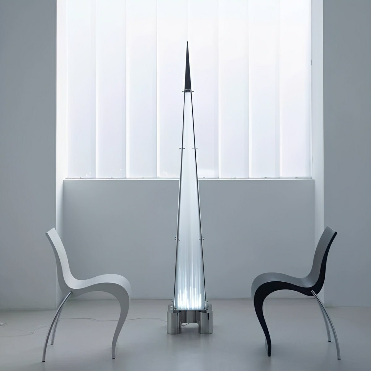 Modern Minimalist High Pyramid Dimmable LED Floor Lamp - Flyachilles