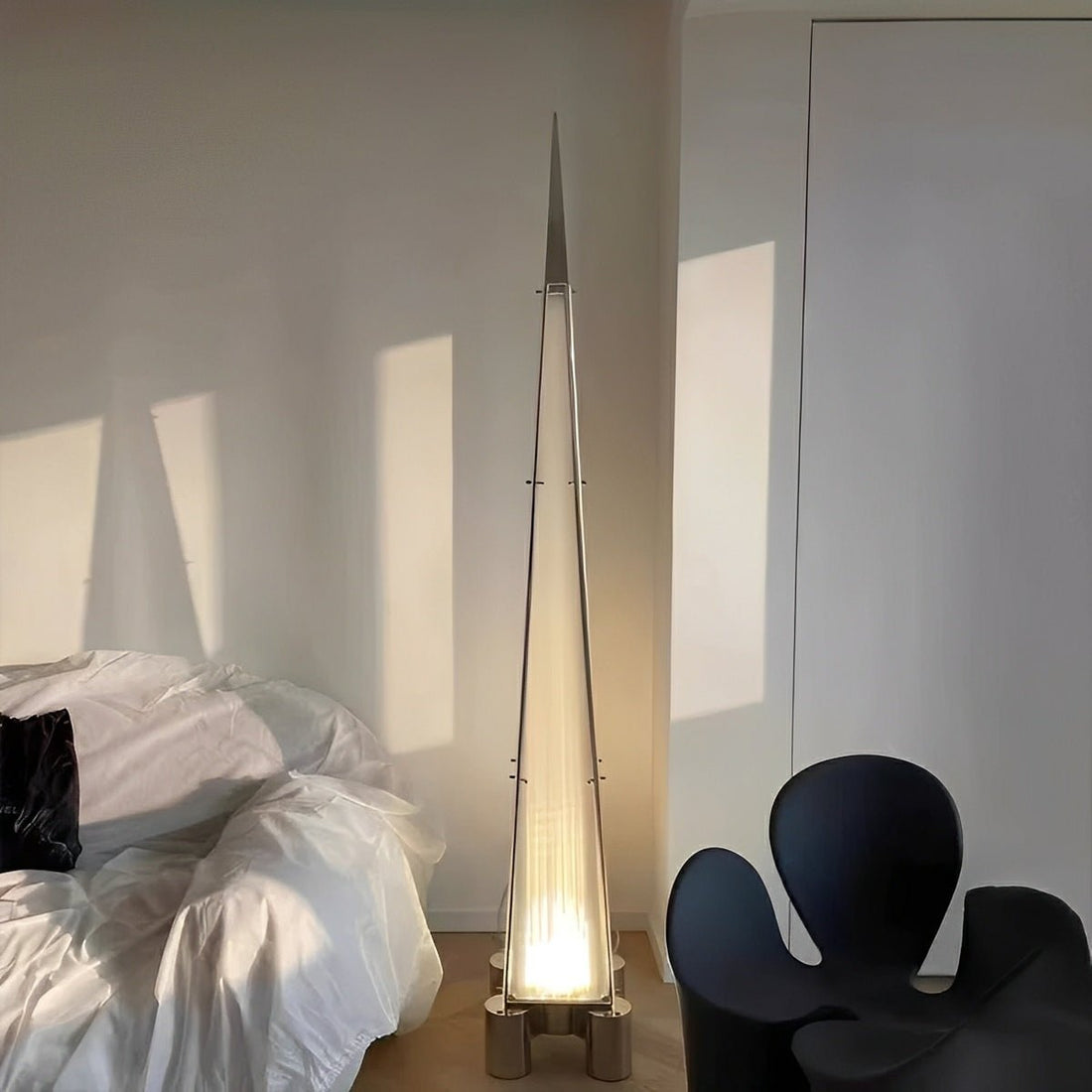 Modern Minimalist High Pyramid Dimmable LED Floor Lamp - Flyachilles