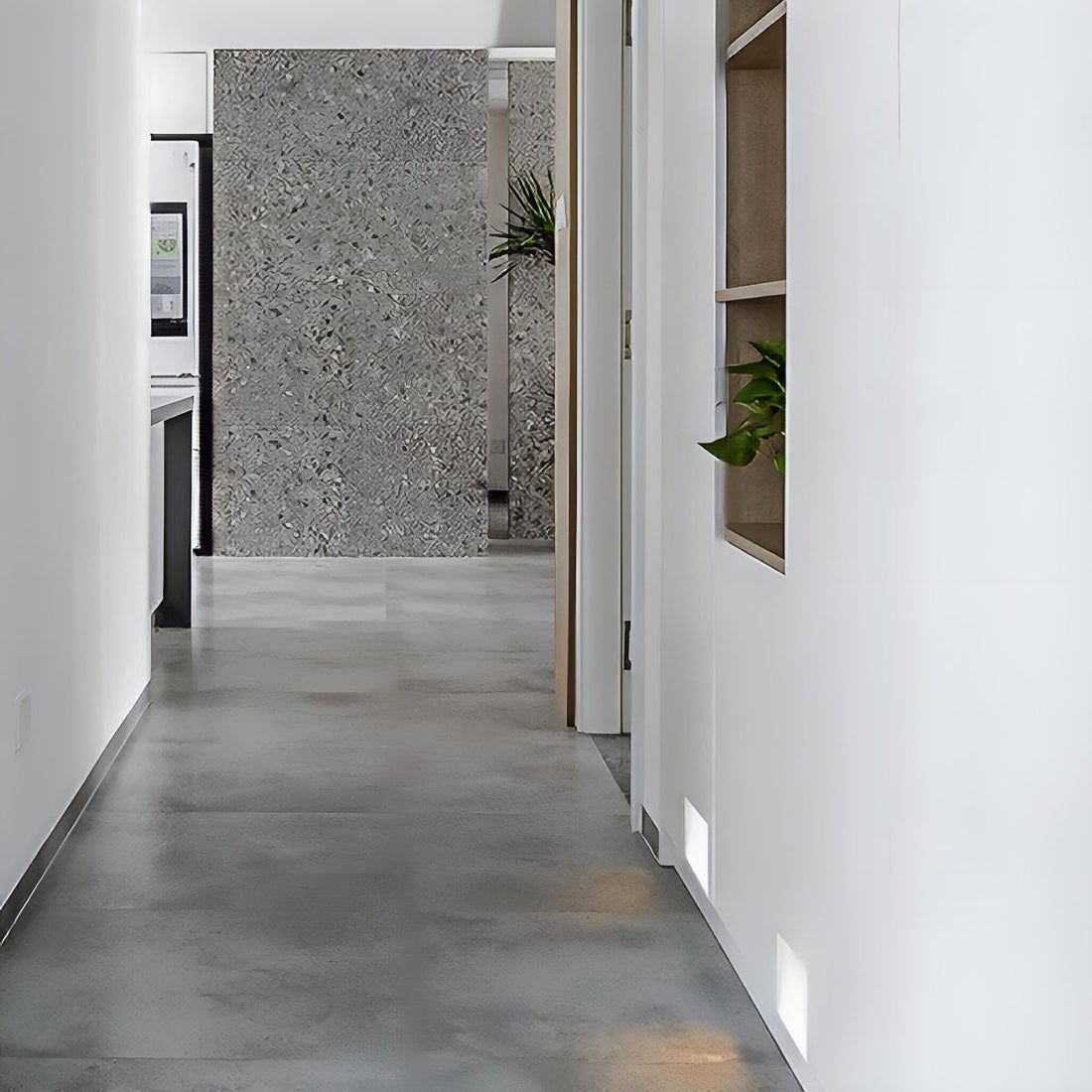 Modern Minimalist Indoor LED Recessed Stairway Wall Light - Flyachilles