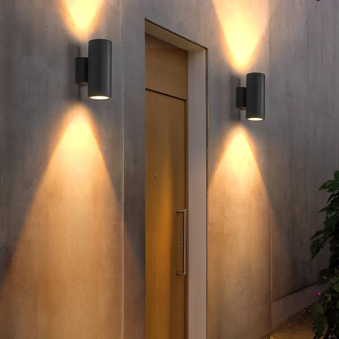 Modern Minimalist IP65 Waterproof Wall Light Aluminium Glass LED Outdoor Interior Downlight - Flyachilles