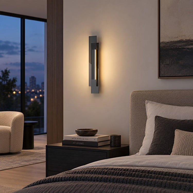 Modern Minimalist Linear Glass LED Wall Sconce - Flyachilles