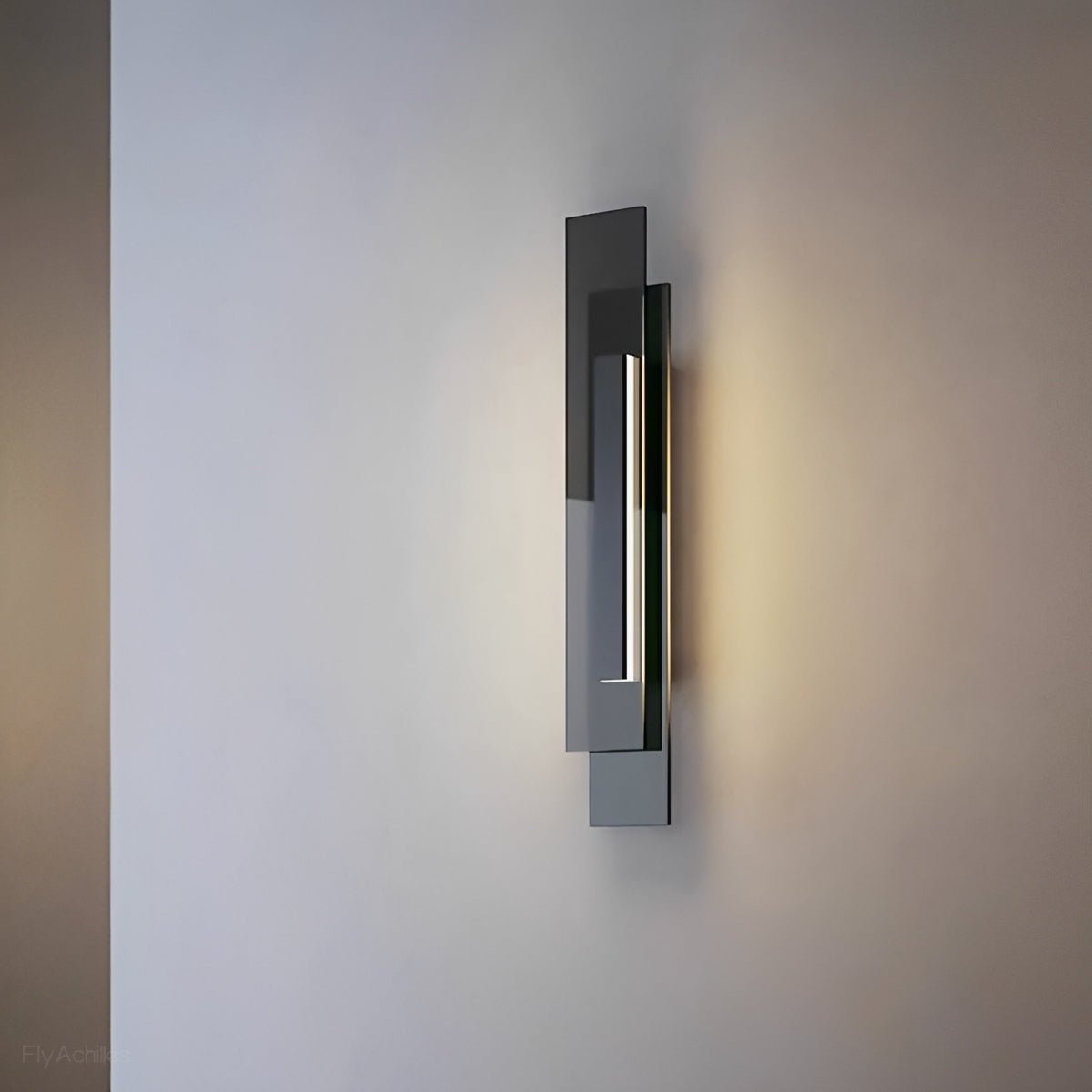Modern Minimalist Linear Glass LED Wall Sconce - Flyachilles