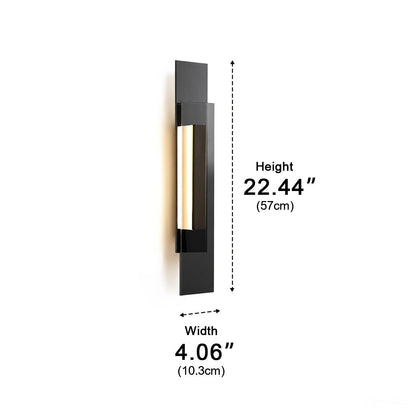 Modern Minimalist Linear Glass LED Wall Sconce - Flyachilles