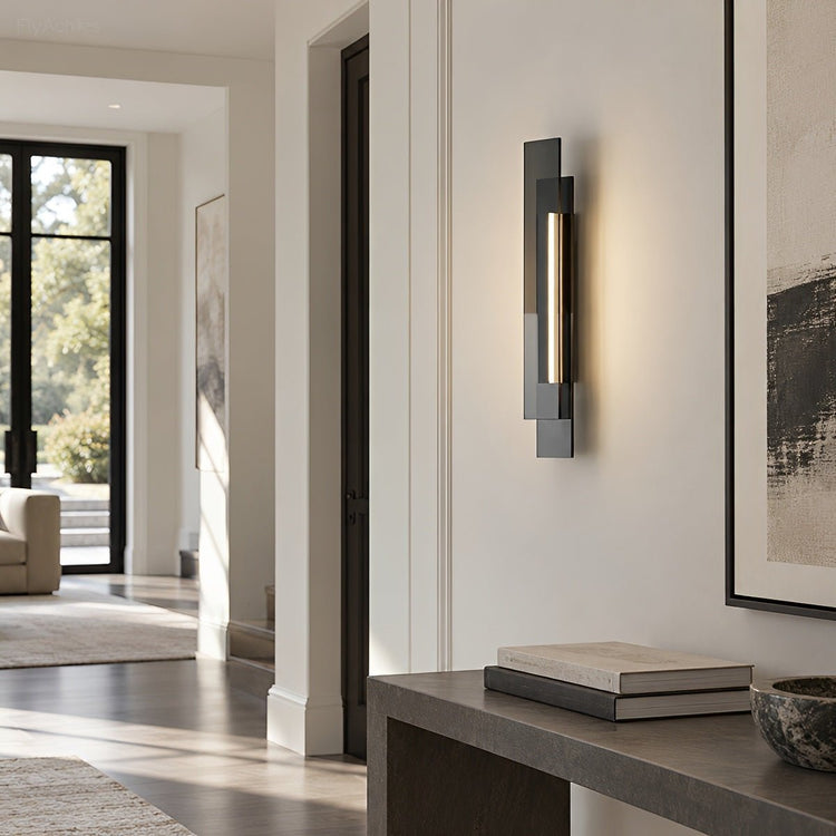 Modern Minimalist Linear Glass LED Wall Sconce - Flyachilles