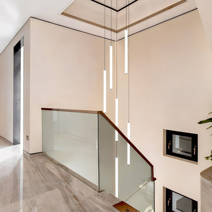 Modern Minimalist Long Strip LED Stairs Pendant Lights - Flyachilles