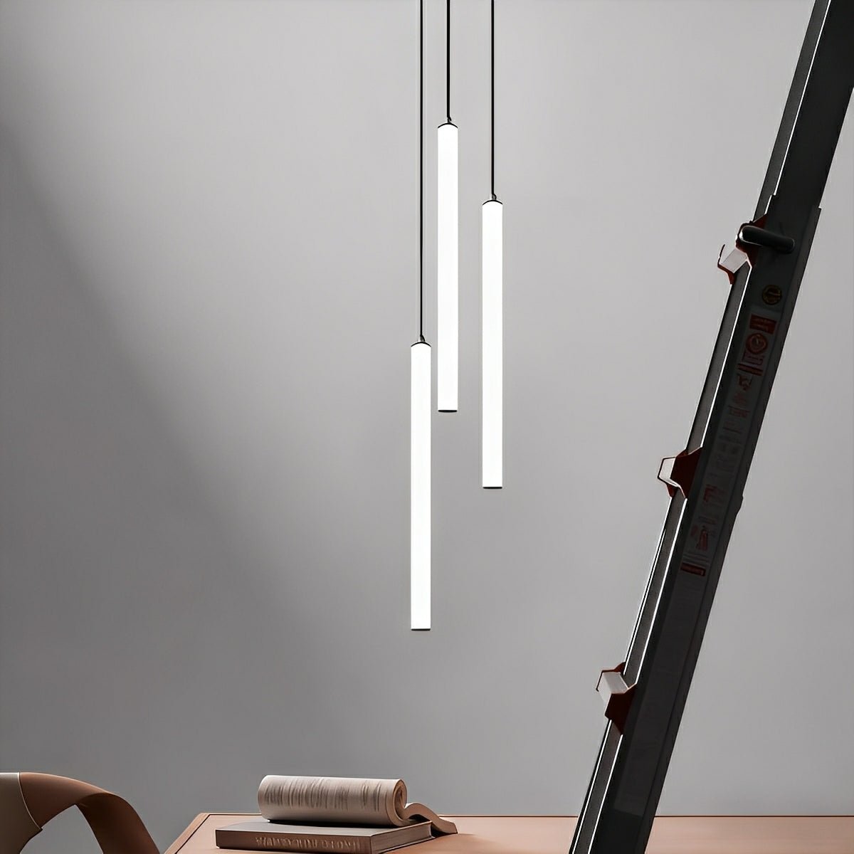 Modern Minimalist Long Strip LED Stairs Pendant Lights - Flyachilles
