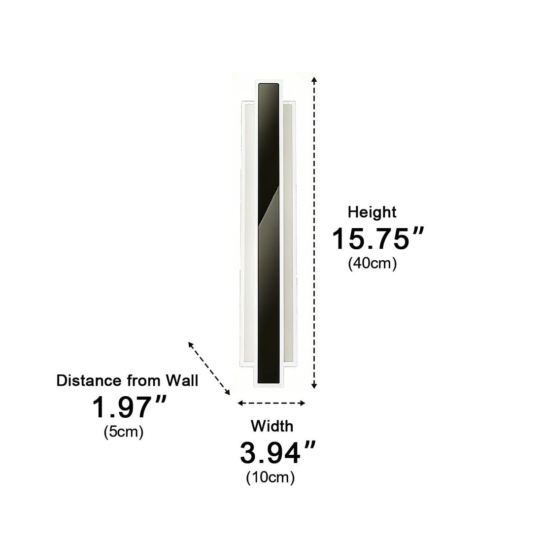 Modern Minimalist Long Strip LED Wall Sconces - Flyachilles