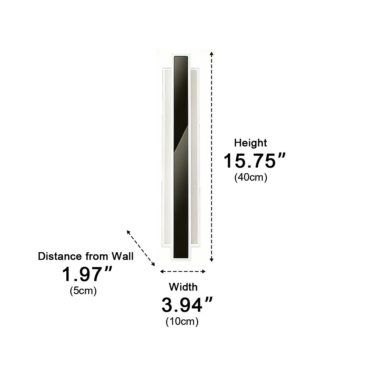 Modern Minimalist Long Strip LED Wall Sconces - Flyachilles
