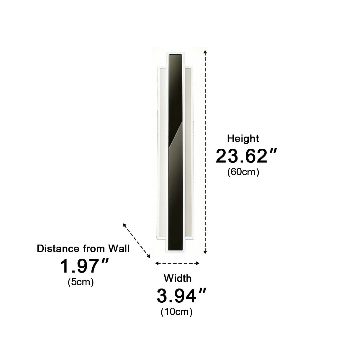 Modern Minimalist Long Strip LED Wall Sconces - Flyachilles