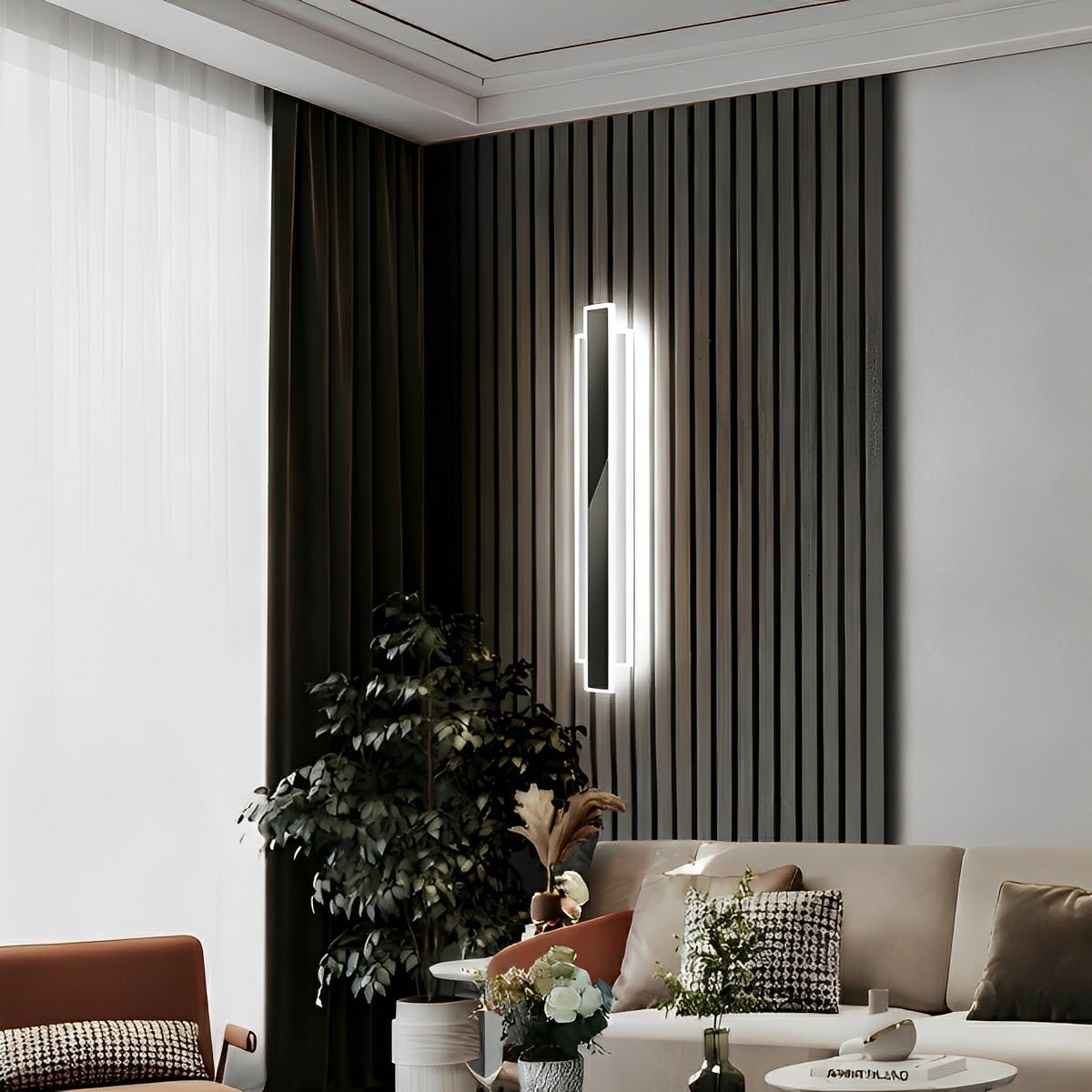 Modern Minimalist Long Strip LED Wall Sconces - Flyachilles